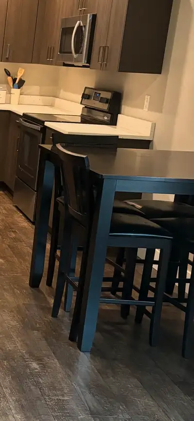 counter height table with 4 chairs , View more