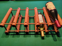 2 Wine racks (Wood / Steel)