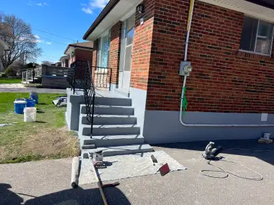 Stucco repair stairs concrete parging 6475013023, View more