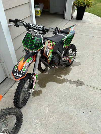 3000 or trade for a decent bike 157 hours Variety of after market parts Brand new sprocket and chain...