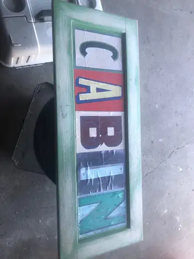 CABIN Wall Sign, View more