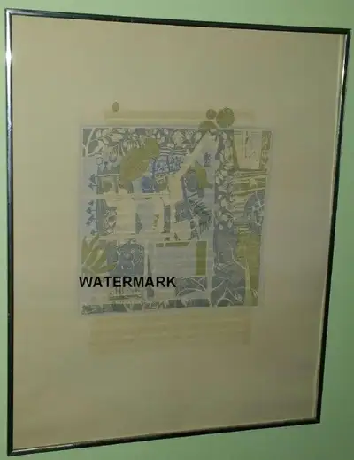 ORIGINAL CANADIAN TORONTO RARE ARTWORK, SIGNED, 1972, View more