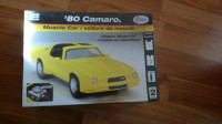 New Sealed Testors Yellow 1980 Camaro Kit