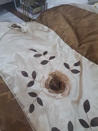Brown and gold comforter , View more
