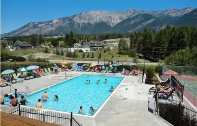 Seasonal RV lot for rent Radium with pool (opening in , View more