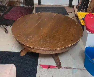 Solid Oak table 100 obo, View more