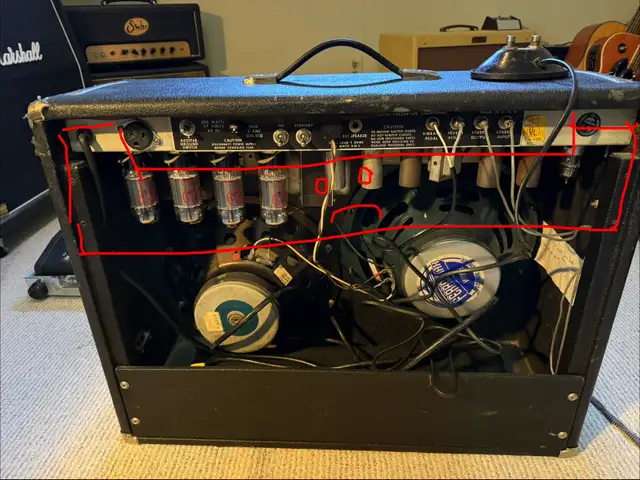looking for: Fender Twin Reverb back panel  in Amps & Pedals in Ottawa - Image 2