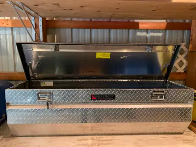 Aluminum Tool/Storage Box Sell Price $350 New $875 Width 60" Depth 20" Height 18.25" White City Area...