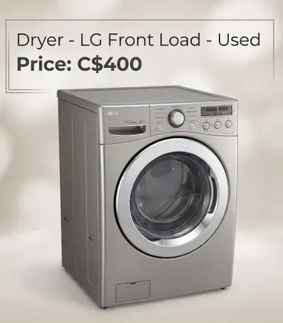 Front Load Dryer Sale - Starting From $425, View more