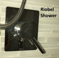 Shower Faucet Set - Riobel, Valve Only (including knobs, cover)