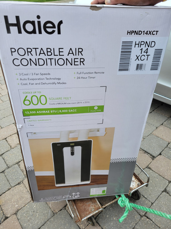 Air Conditioner Haier Portable- 13500 BTU in Heaters, Humidifiers & Dehumidifiers in Markham / York Region - Image 3
