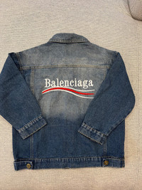 Balenciaga kids jeans jacket size medium 