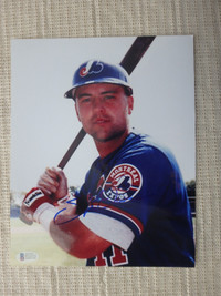 Spike Owen Montreal Expos Autographed 8x10 Photo With COA