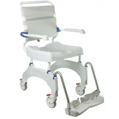 This Aquatec shower/commode tilt chair is in good condition and ready to provide comfort and support...