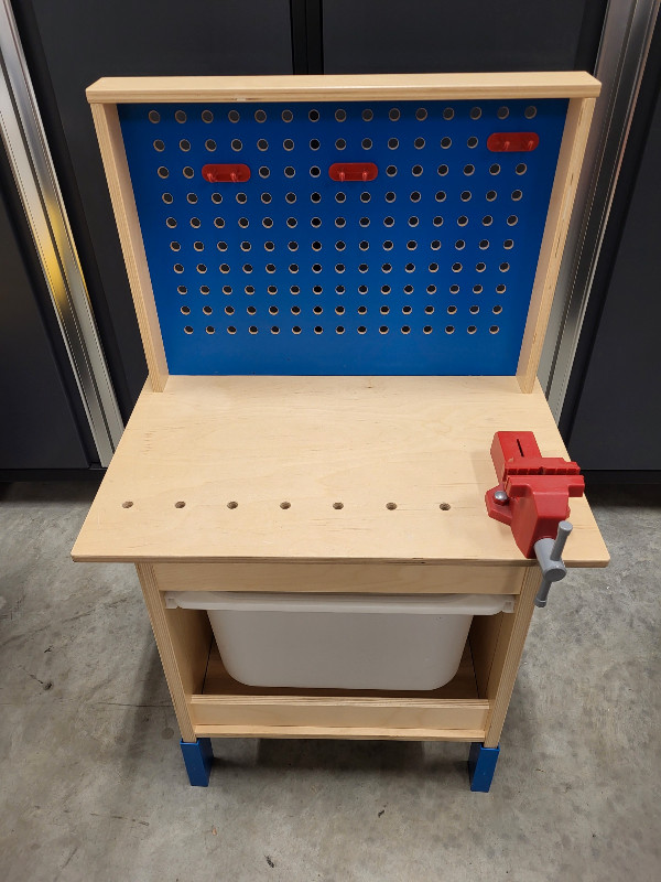 IKEA Duktig Wooden Tool Bench for kids in Toys & Games in Red Deer
