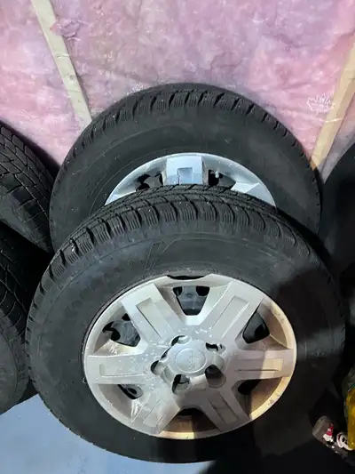 Hello I have 4 winter tires like brand new if it’s interested please contact (780)2179267