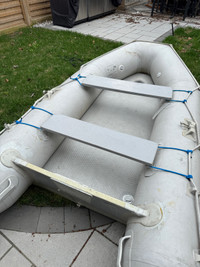 Used inflatable boat 
