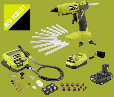 Ryobi 18V Crafter's Cordless Tool Kit | Hobby Tool Kit | NeW !!!, View more