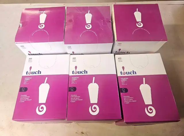 6 Boxes Of 7.7 in. Plastic Wrapped Straws