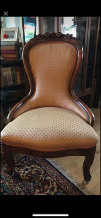 Antique Victorian parlour chair