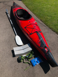 14' Kayak with paddle & carrier kit