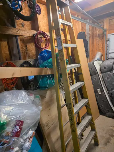 8ft Ladder & Benchmark battery/charger, View more