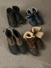 4 pair of fairly new shoes (3 boots)