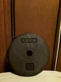 10 LB STANDARD WEIGHT PLATE $15.00