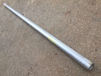 Aluminum pipe - 94 1/2 inches long  x 3/32"tick x 3-3/8"D