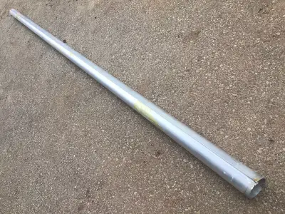 Aluminum pipe - 94 1/2 inches long  x 3/32"tick x 3-3/8"D, View more
