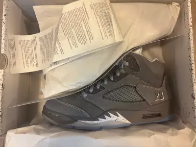 Jordan 5 Wolf Grey size 10.5, View more