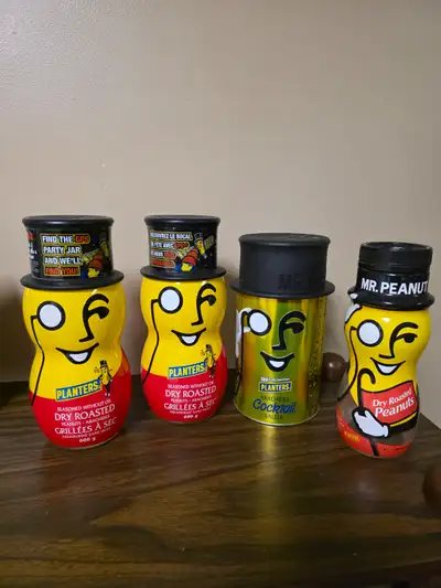 Vintage Mr. Peanut Collectible Jars, View more