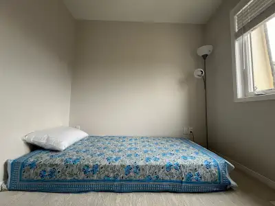 • Private room in clean townhouse • Shared kitchen & 1.5 washrooms • Laundry included • Utilities +...