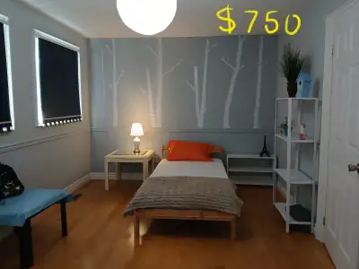 2 private rooms available for January 1st. Not for sharing $750 & $850 parking included. Surveillanc...