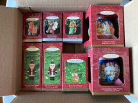 9 Hallmark Keepsake Christmas Ornaments 1998-2001