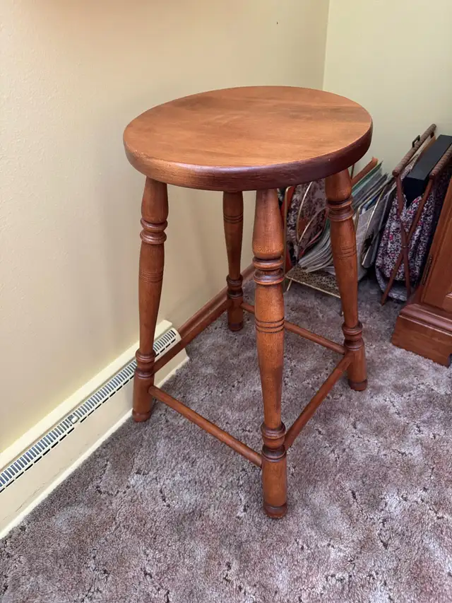 Wooden stool