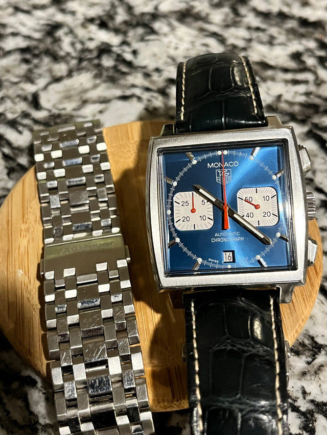 SOLD — Original Tag Heuer Monaco - used but great deal!!! in Jewellery & Watches in Mississauga / Peel Region - Image 2