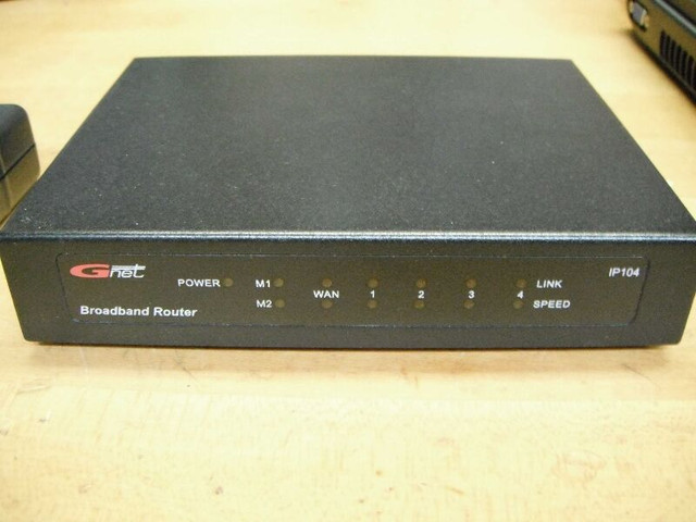 Router Avec Fil Gnet - model - IP104 dans Composants de système  à St-Georges-de-Beauce