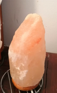 Alabaster stone electric lamp 9" tall