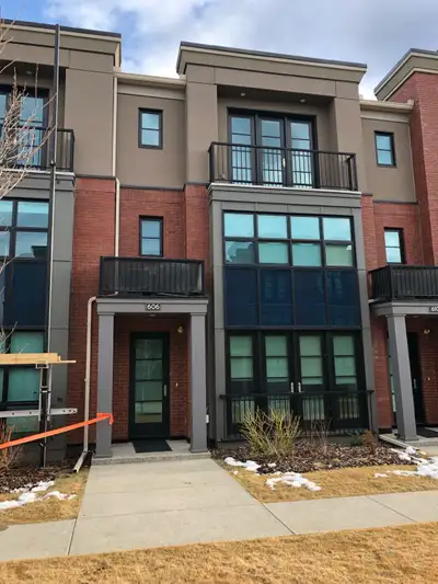This is Luxury Modern 3Story townhouse for rent in Aspen Wood SW. This is a three bedroom+ den and L...
