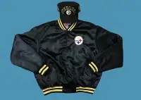Vintage Steelers Jacket And hat
