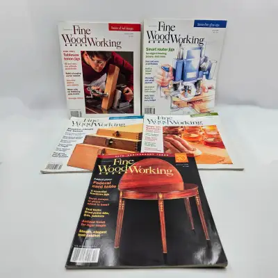 Tauton’s Fine Woodworking Magazine Lot February June August October December 2005 Lot Of 5 Read You...