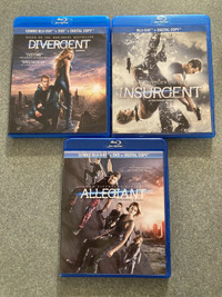 The Complete Divergent Series 1 2 3 Insurgent Allegiant Bluray 