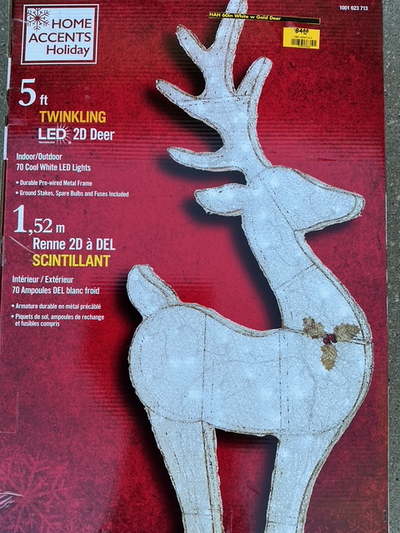 Christmas Twinkling 70 LED lights Deer, View more