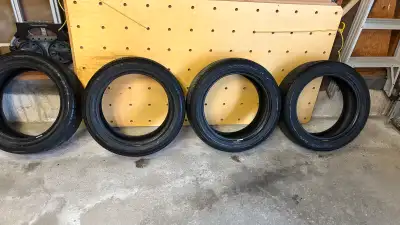 For sale is a set of four “almost new” (10/32 mm tread) tires, perfect for your vehicle. DOT 3120. I...