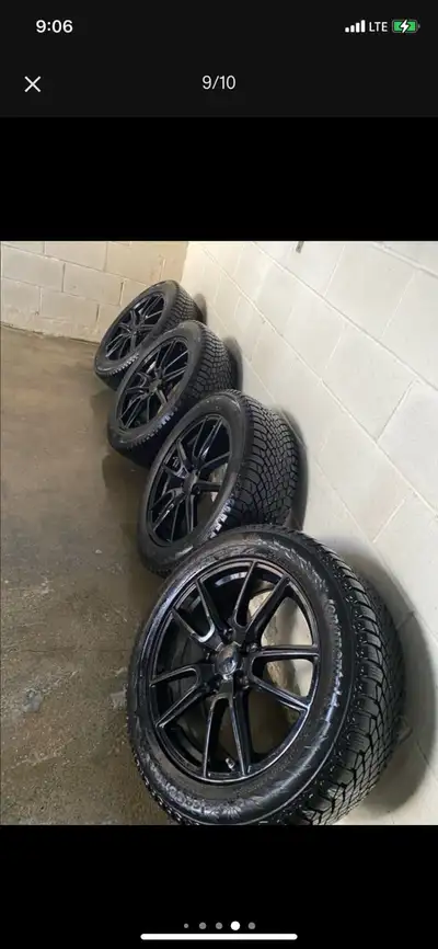 Used only one season Comes from a 2013 JEEP GRAND CHEROKEE CONTINENTAL ICE CONTACT 265/50/R20 have T...