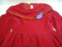 RED CHRISTMAS CHILD’S DRESS