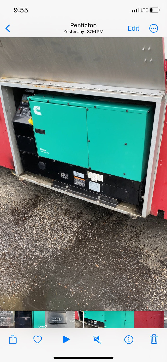 Onan Cummins Diesel Generator  in RVs & Motorhomes in Penticton