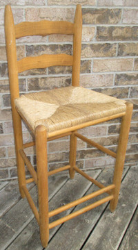 Vintage J.H. Craver & Sons, Inc. Wicker Wishbone Chair H.38-1/4"