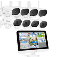 Wireless HD NVR Camera Kit - 8 Channel NVR, 8 Cameras (5MP)